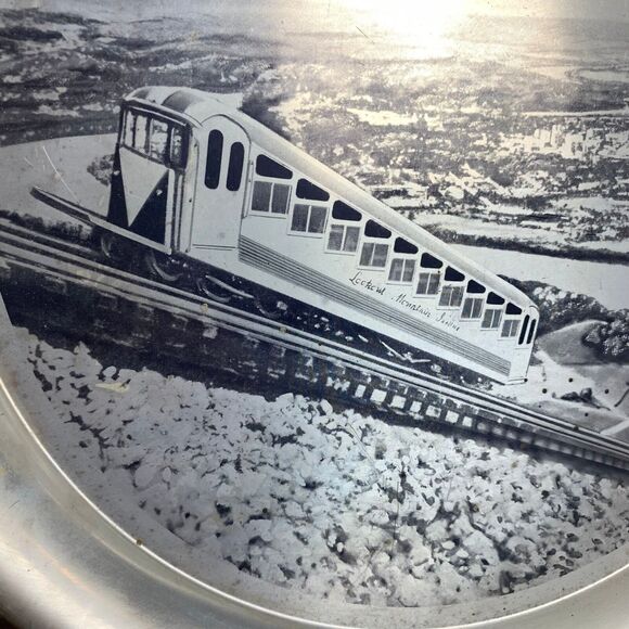 Vintage Incline Railway Lookout Mountain Tennessee Aluminum Souvenir tray - Picture 5 of 5